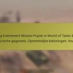 Vorig Evenement Missies Prijzen in World of Tanks Blitz: Historische gegevens, Opmerkelijke beloningen, Analyse